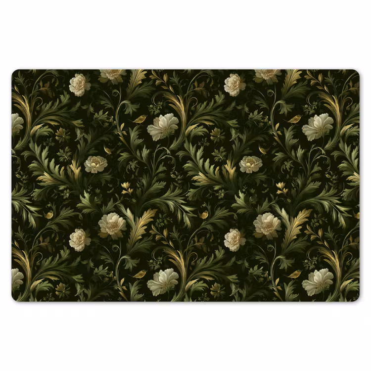 Botanisch - Naadloos - Bloemen Placemat vinyl groot 368 -zzsfeer1_Kitchenyeah-website