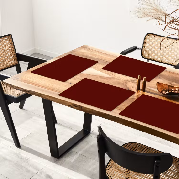 Burnt - Mahogany - Rood Placemat vinyl groot 368 -zzsfeer4_Kitchenyeah-website