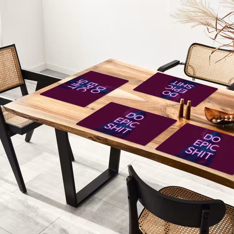 Buste - Neon - LED - Letters Placemat vinyl groot -zzsfeer4_Kitchenyeah-website