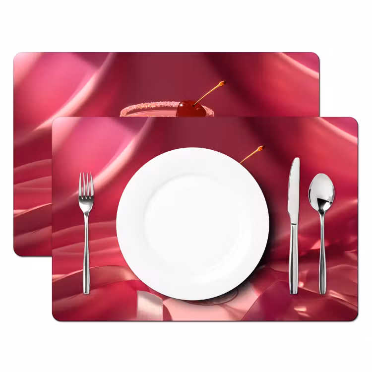 Cocktail - Pink - Luxe Placemat vinyl groot -zzsfeer2_Kitchenyeah-website