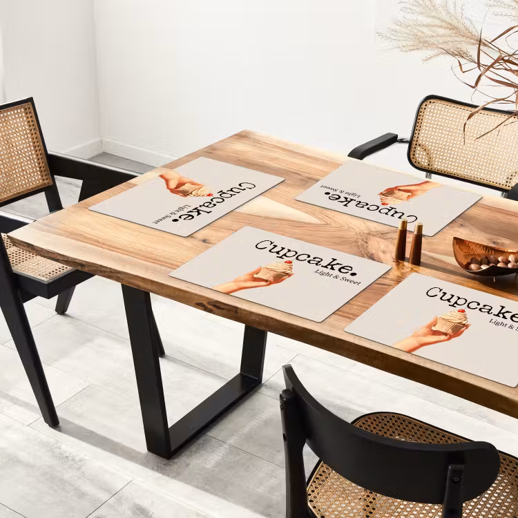 Cupcake - Zoet - Kers Placemat vinyl groot -zzsfeer4_Kitchenyeah-website
