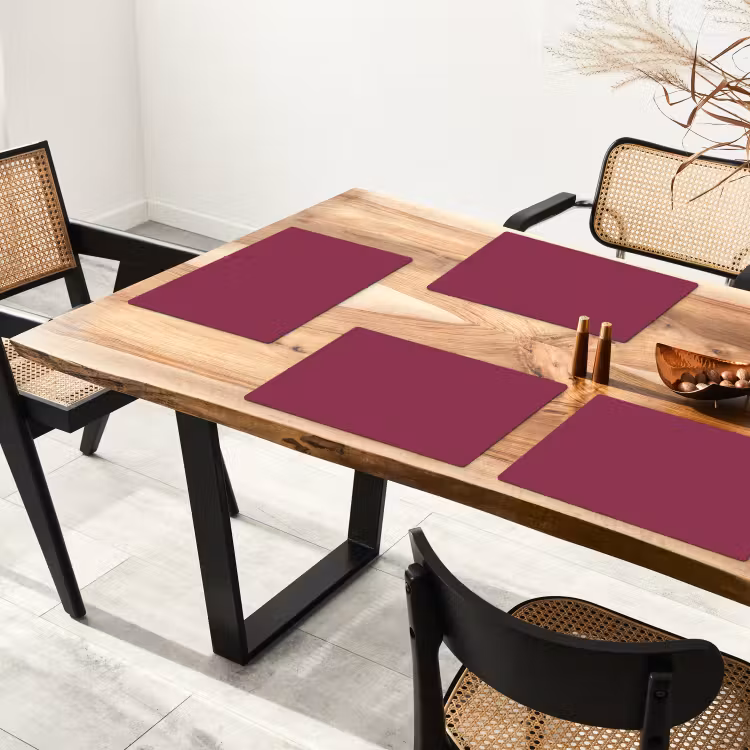 Deep - Rasberry - Rood Placemat vinyl groot 368 -zzsfeer4_Kitchenyeah-website