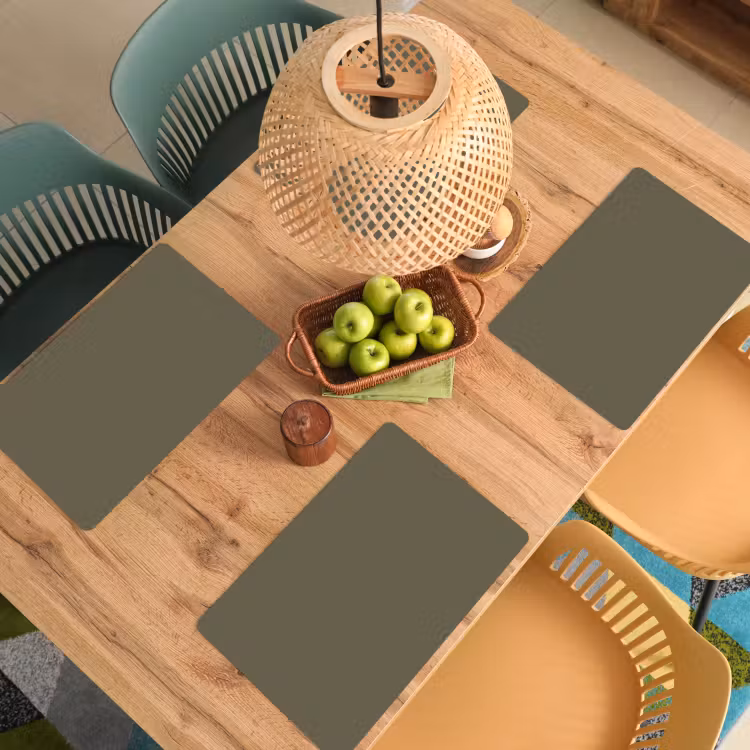 Deep - Khaki - Groen Placemat vinyl groot 368 -zzsfeer5_Kitchenyeah-website