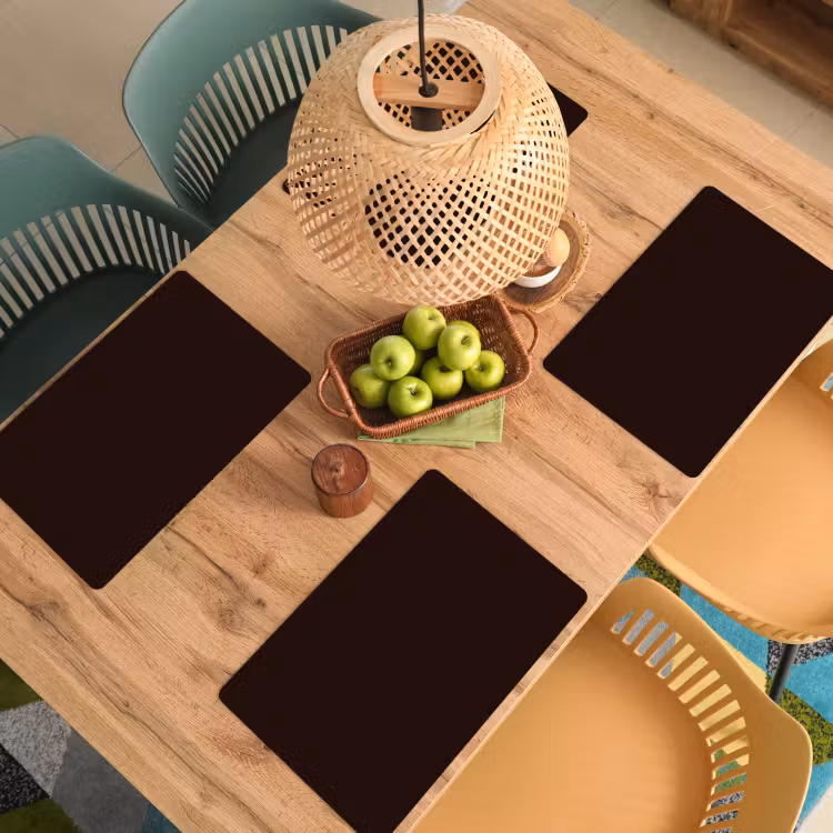 Deep - Obsidian - Bruin Placemat vinyl groot 368 -zzsfeer5_Kitchenyeah-website