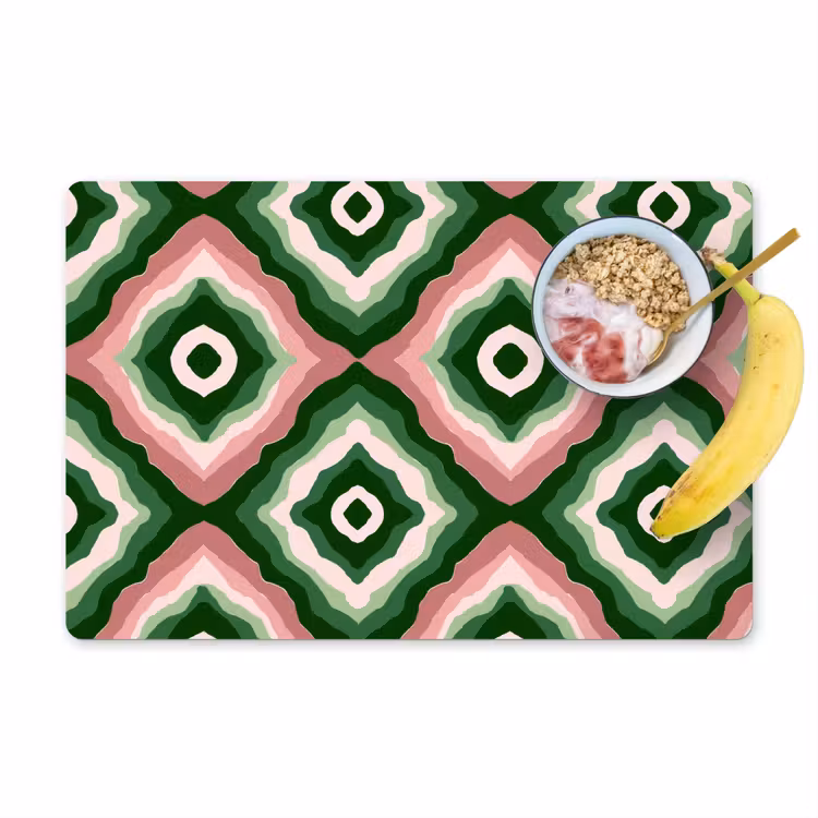 Ontwerp - Organisch - Kleurrijk Placemat vinyl groot 368 -zzzproduct_Kitchenyeah-website