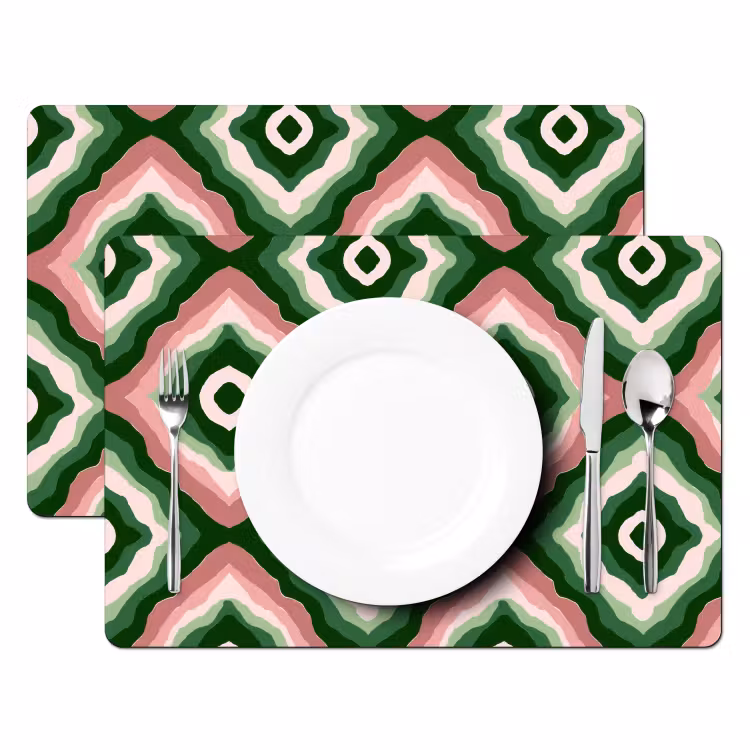 Ontwerp - Organisch - Kleurrijk Placemat vinyl groot 368 -zzsfeer2_Kitchenyeah-website