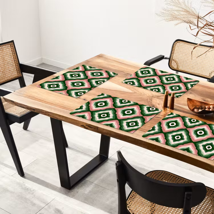 Ontwerp - Organisch - Kleurrijk Placemat vinyl groot 368 -zzsfeer4_Kitchenyeah-website