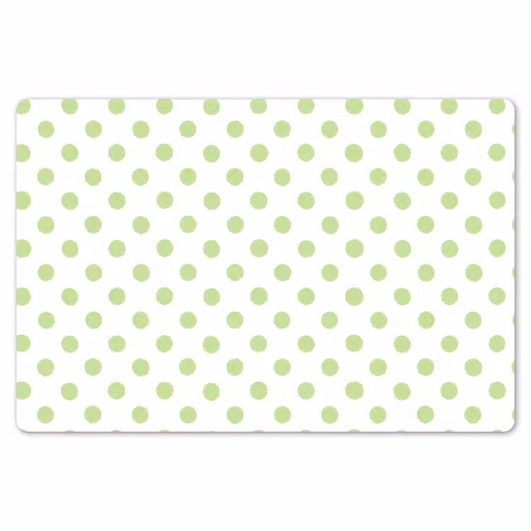 Dots - Klassiek - Groen Placemat vinyl groot 368 -zzsfeer1_Kitchenyeah-website
