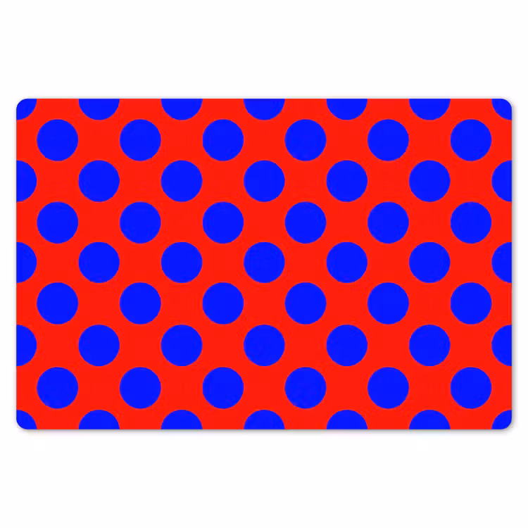 Dots - Klassiek - Rood Placemat vinyl groot 368 -zzsfeer1_Kitchenyeah-website