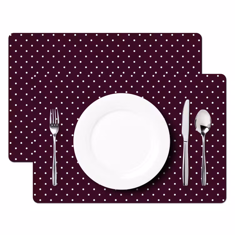 Stippen - Modern - Paars Placemat vinyl groot 368 -zzsfeer2_Kitchenyeah-website