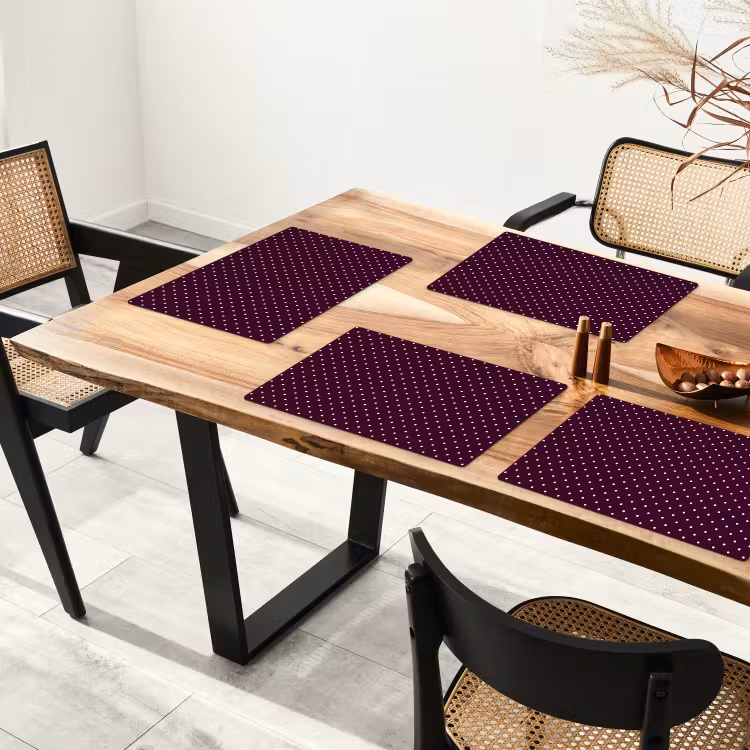 Stippen - Modern - Paars Placemat vinyl groot 368 -zzsfeer4_Kitchenyeah-website