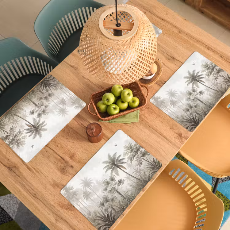 Jungle - Palmbomen - Natuur Placemat vinyl groot -zzsfeer5_Kitchenyeah-website