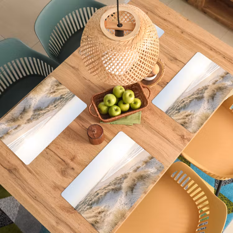 Duinen - Strand - Beige Placemat vinyl groot -zzsfeer5_Kitchenyeah-website