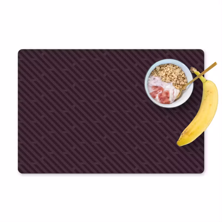 Donker - Paars - Patroon - Strepen Placemat vinyl groot 368 -zzzproduct_Kitchenyeah-website
