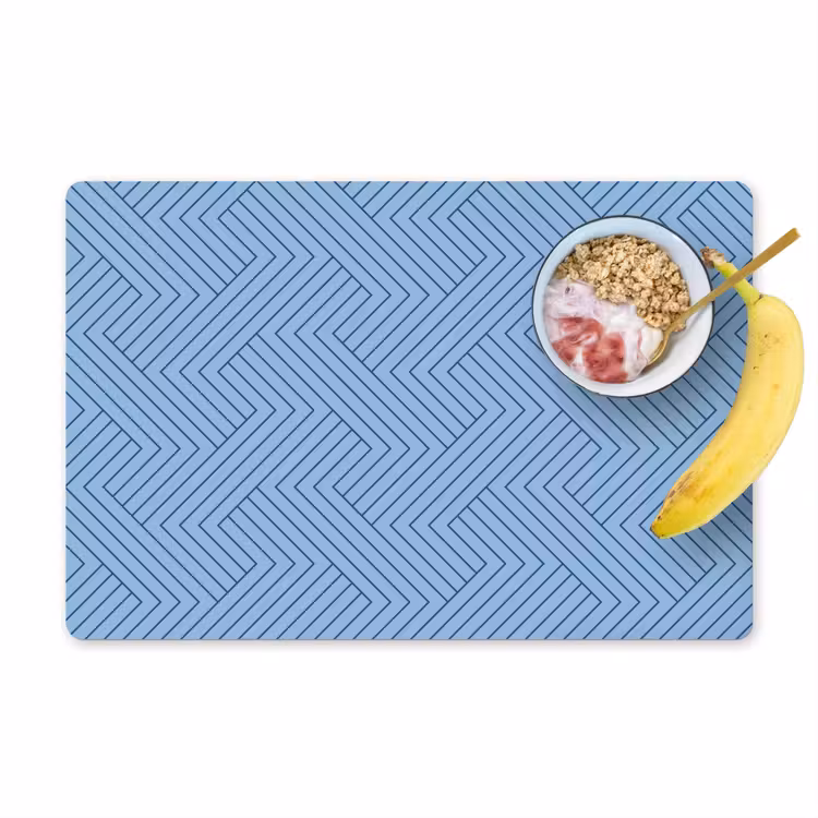 Donkerblauw - Patroon - Lijnen Placemat vinyl groot 368 -zzzproduct_Kitchenyeah-website