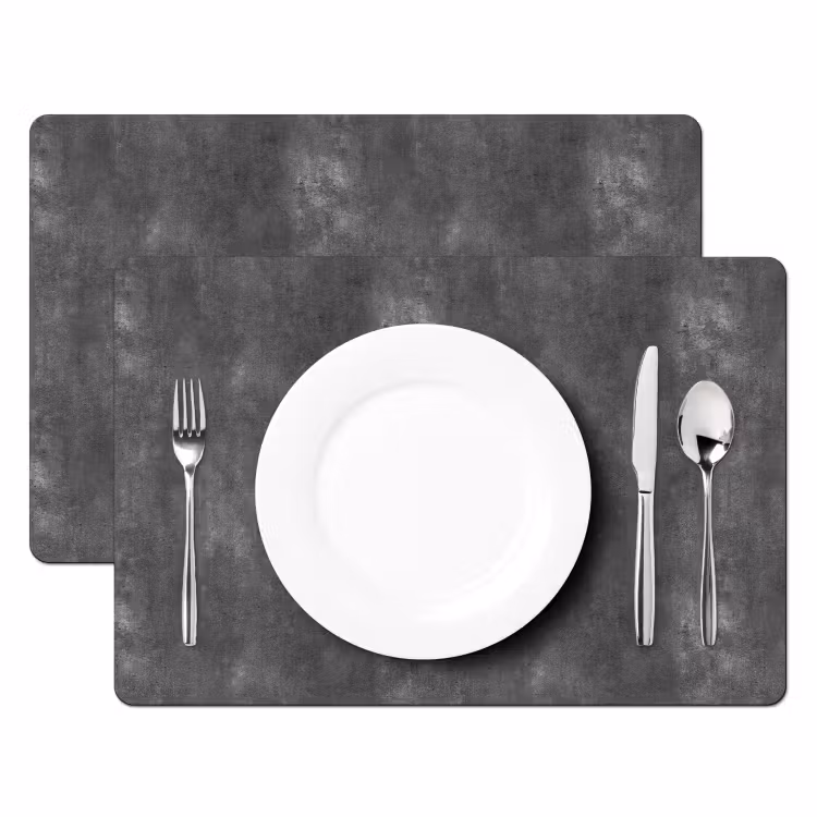 Donkergrijs - Ruw - Beton Placemat vinyl groot 368 -zzsfeer2_Kitchenyeah-website
