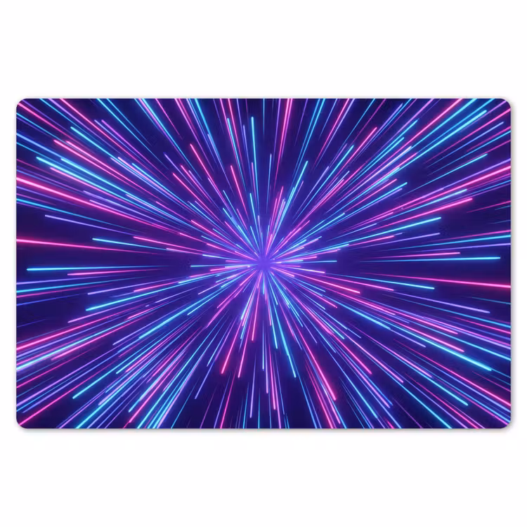 Dynamisch - Ruimte - Kleurrijk Placemat vinyl groot -zzsfeer1_Kitchenyeah-website