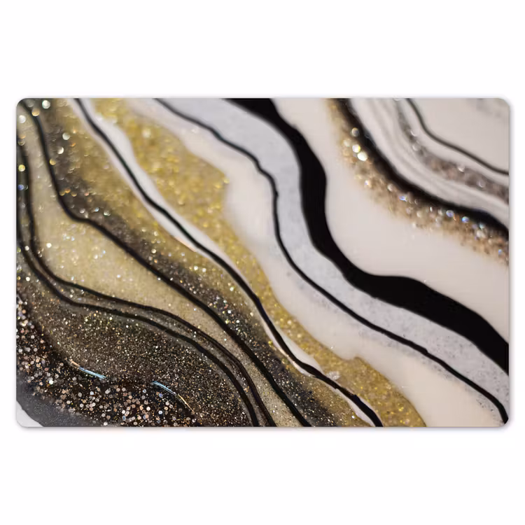 Edelsteen - Abstract - Marmer - Natuur Placemat vinyl groot -zzsfeer1_Kitchenyeah-website