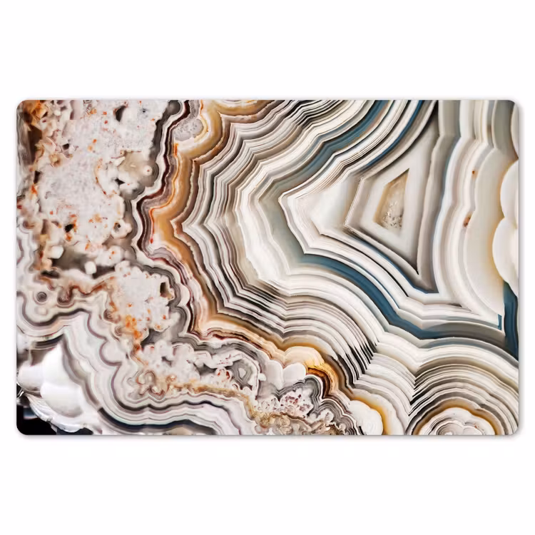 Edelsteen - Marmer - Natuur - Abstract Placemat vinyl groot -zzsfeer1_Kitchenyeah-website