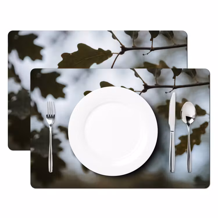 Eikel - Eikenblad - Bos - Herfst - Natuur Placemat vinyl groot -zzsfeer2_Kitchenyeah-website