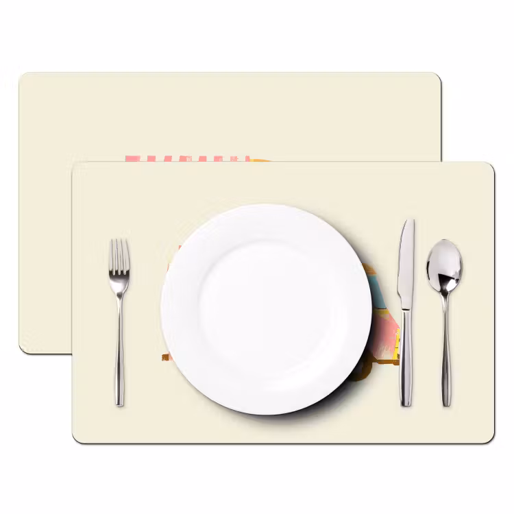 Ijskar - Retro - Softijsjes - Roze Placemat vinyl groot -zzsfeer2_Kitchenyeah-website