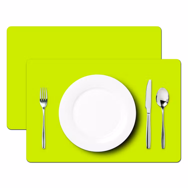 Electric - Lemon - Geel Placemat vinyl groot 368 -zzsfeer2_Kitchenyeah-website