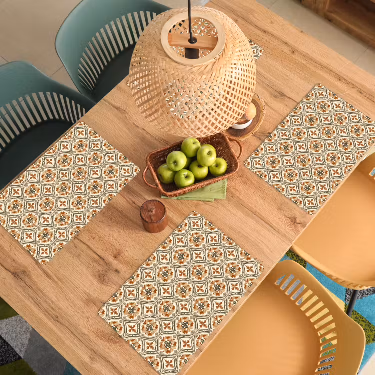 Elegant - Antiek - Kleurrijk Placemat vinyl groot 368 -zzsfeer5_Kitchenyeah-website