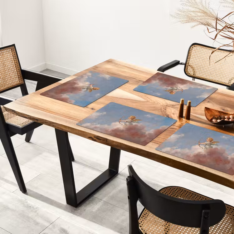 Engel - Pijl en boog - Mythologie - Klassiek Placemat vinyl groot -zzsfeer4_Kitchenyeah-website
