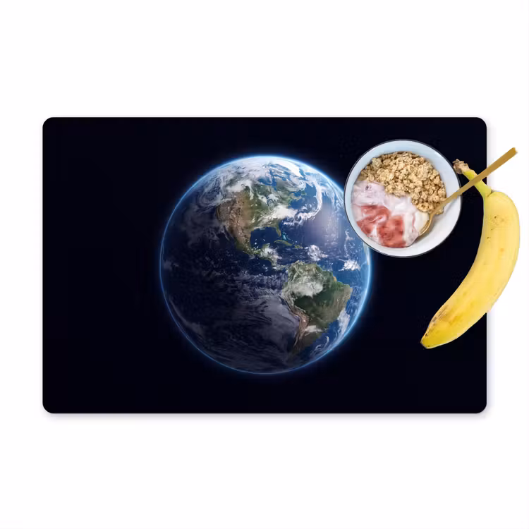 Tischset - 6 Stück - Erde – Weltraum – Kosmos - Aarde - Ruimte - Kosmos Placemat vinyl groot
