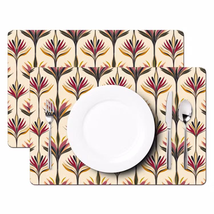 Waaier - Motief - Kleurrijk Placemat vinyl groot 368 -zzsfeer2_Kitchenyeah-website