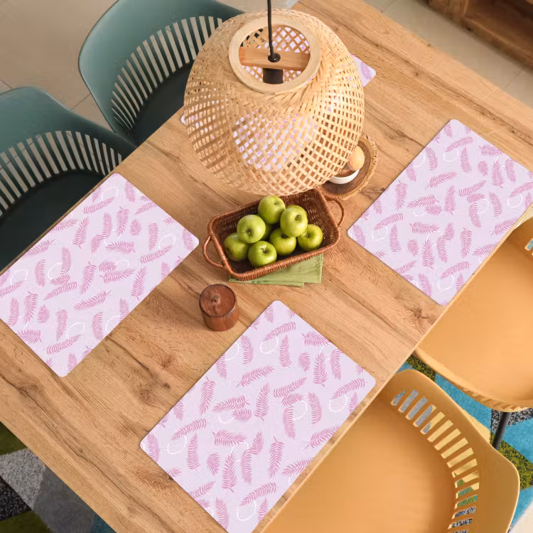 Veren - Paars - Wit Placemat vinyl groot 368 -zzsfeer5_Kitchenyeah-website