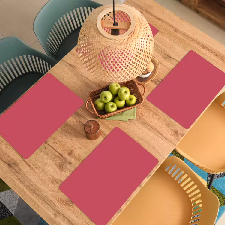 Bold - Berry - Rood Placemat vinyl groot 368 -zzsfeer5_Kitchenyeah-website