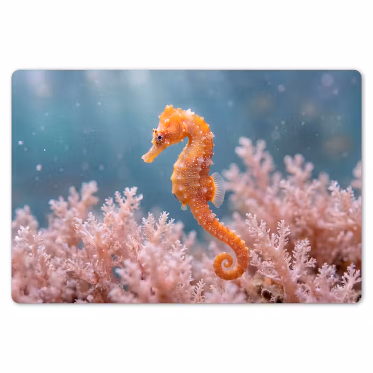 Vis - Koraal - Oceaan - Macro - Oranje Placemat vinyl groot -zzsfeer1_Kitchenyeah-website
