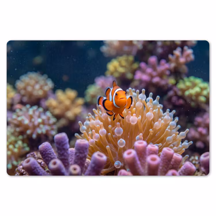 Vis - Koraal - Onderwater - Oranje - Dieren Placemat vinyl groot -zzsfeer1_Kitchenyeah-website