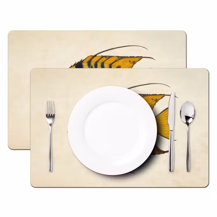Vis - Sierlijk - Vinnen - Illustratie Placemat vinyl groot -zzsfeer2_Kitchenyeah-website