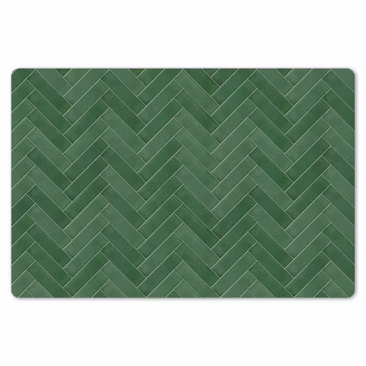Visgraat - Wandtegel - Bosgroen Placemat vinyl groot 368 -zzsfeer1_Kitchenyeah-website