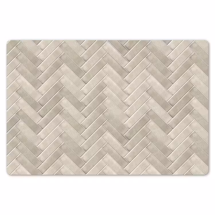 Visgraat - Wandtegel - Beige Placemat vinyl groot 368 -zzsfeer1_Kitchenyeah-website