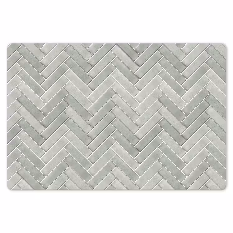 Visgraat - Wandtegel - Grijs Placemat vinyl groot 368 -zzsfeer1_Kitchenyeah-website