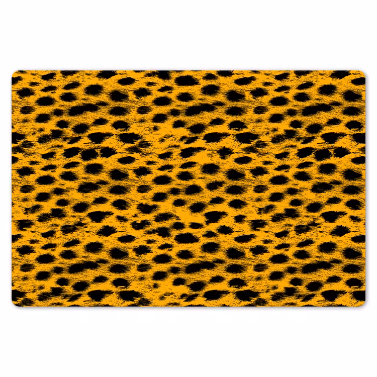 Vlekken - Oranje - Luipaard Placemat vinyl groot 368 -zzsfeer1_Kitchenyeah-website