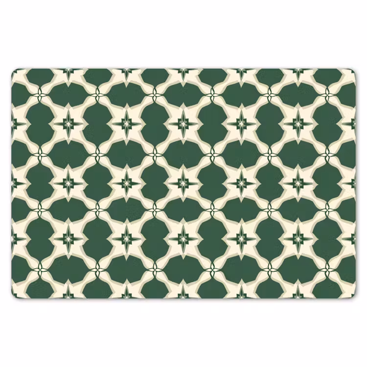 Tegel - Klassiek - Groen Placemat vinyl groot 368 -zzsfeer1_Kitchenyeah-website