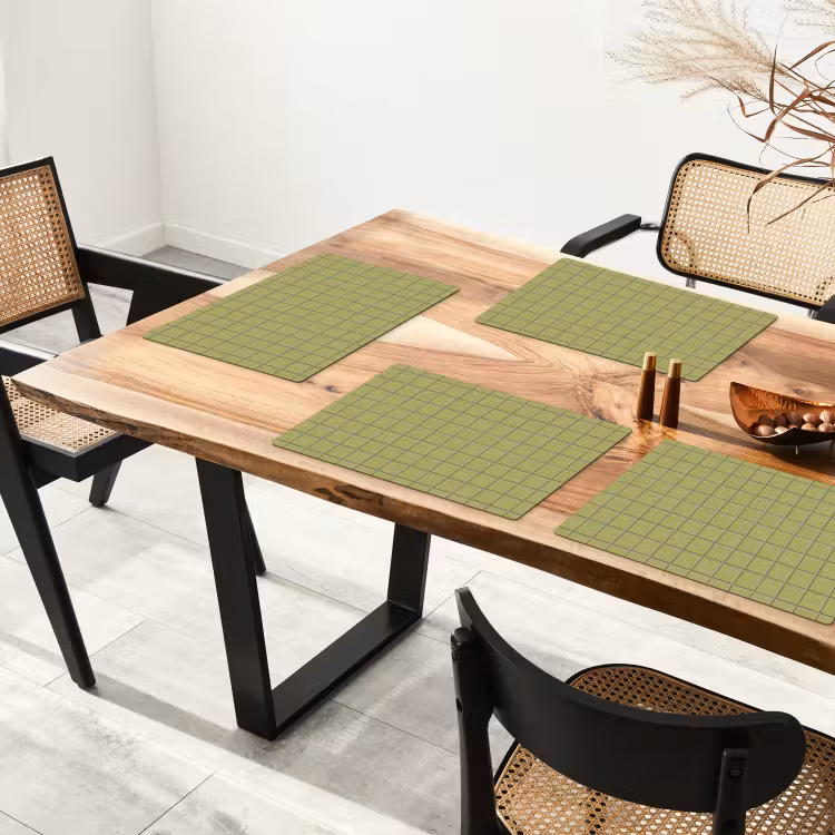 Tegel - Patroon - Olijfgroen Placemat vinyl groot 368 -zzsfeer4_Kitchenyeah-website