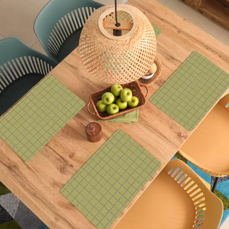 Tegel - Patroon - Olijfgroen Placemat vinyl groot 368 -zzsfeer5_Kitchenyeah-website