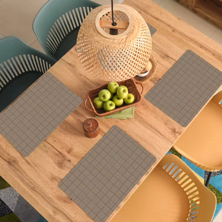 Tegel - Patroon - Taupe Placemat vinyl groot 368 -zzsfeer5_Kitchenyeah-website