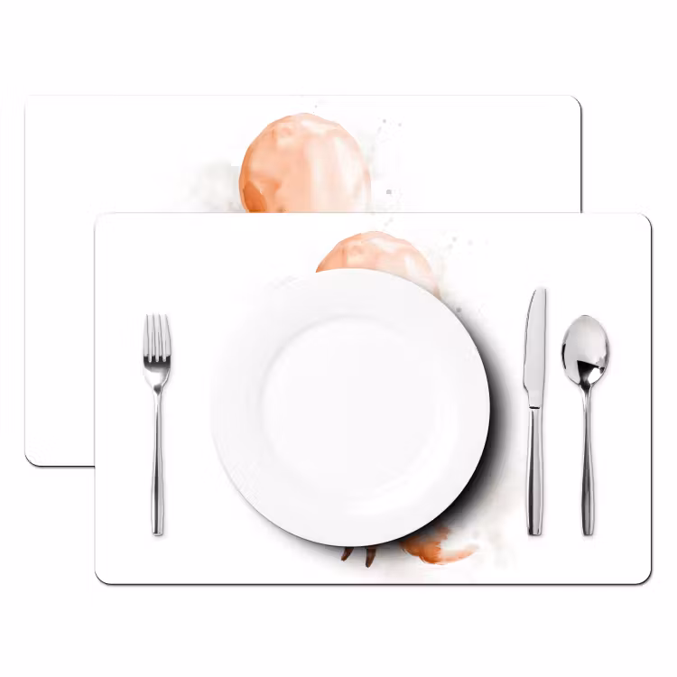 Vos - Pastel kleuren - Dier Placemat vinyl groot -zzsfeer2_Kitchenyeah-website