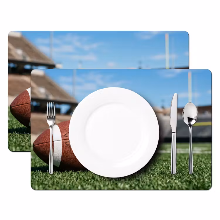 Football - Veld - Stadion - Sport Placemat vinyl groot -zzsfeer2_Kitchenyeah-website