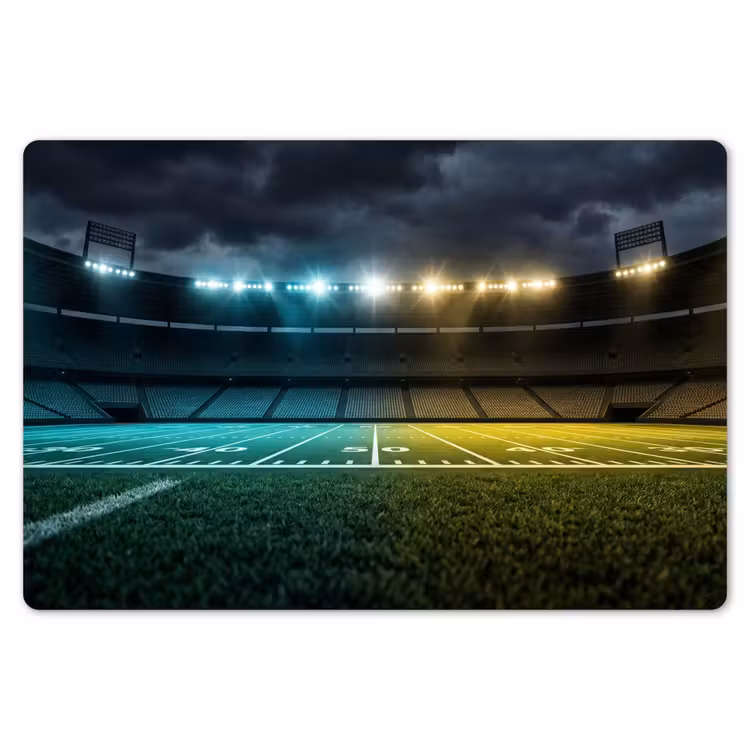 Voetbal - Stadion - Nacht - Modern Placemat vinyl groot -zzsfeer1_Kitchenyeah-website