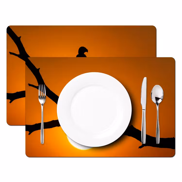 Gier - Tak - Zon - Oranje Placemat vinyl groot -zzsfeer2_Kitchenyeah-website
