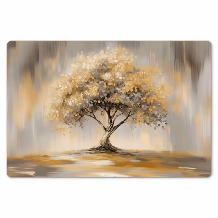 Schilderij - Boom - Abstract - Bladeren Placemat vinyl groot -zzsfeer1_Kitchenyeah-website