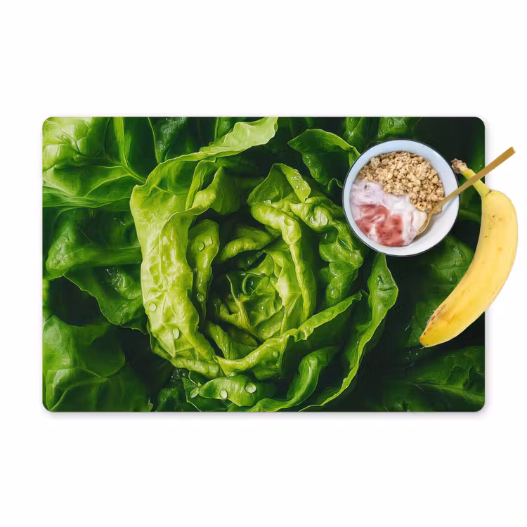 Groente - Sla - Groen Placemat vinyl groot -zzzproduct_Kitchenyeah-website