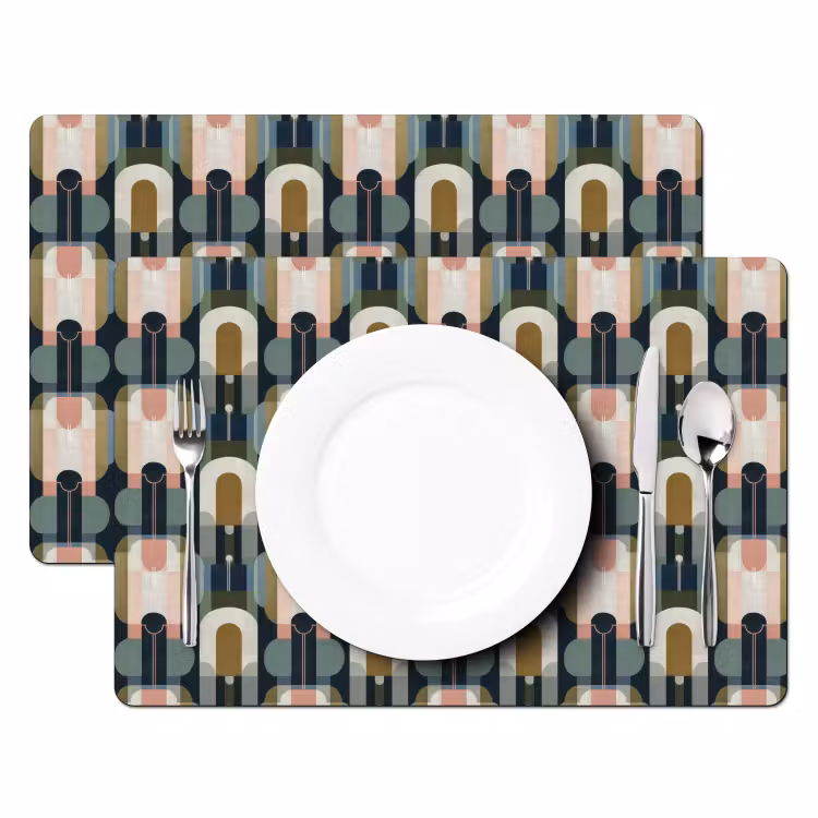 Geografisch - Modern - Kleurrijk Placemat vinyl groot 368 -zzsfeer2_Kitchenyeah-website